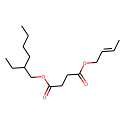 Succinic acid, 2-ethylhexyl but-2-en-1-yl ester