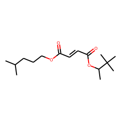 Fumaric acid, 3,3-dimethylbut-2-yl isohexyl ester