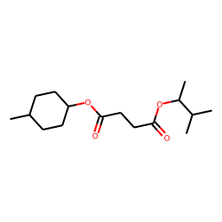 Succinic acid, 3-methylbut-2-yl cis-4-methylcyclohexyl ester