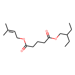 Glutaric acid, 3-methylbut-2-en-1-yl 2-ethylbutyl ester