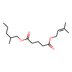 Glutaric acid, 3-methylbut-2-en-1-yl 2-methylpentyl ester