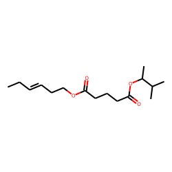 Glutaric acid, 3-methylbut-2-yl cis-hex-3-enyl ester