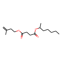 Succinic acid, hept-2-yl 3-methylbut-3-en-1-yl ester