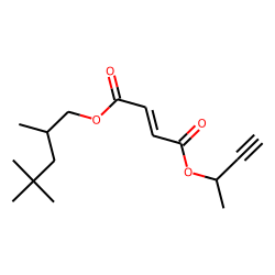 Fumaric acid, 2,4,4-trimethylpentyl but-3-yn-2-yl ester