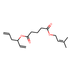 Glutaric acid, hexa-1,5-dien-3-yl 3-methylbut-2-en-1-yl ester