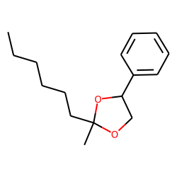 Methyl n-hexyl ketone-1-phenyl-1,2-ethanediol ketal 2