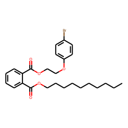 Phthalic acid, 2-(4-bromophenoxy)ethyl decyl ester