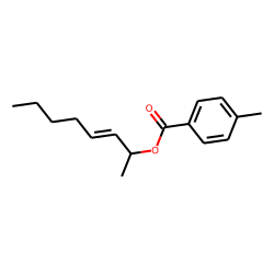 p-Toluic acid, oct-3-en-2-yl ester