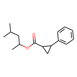Cyclopropanecarboxylic acid, trans-2-phenyl-, 4-methyl-2-pentyl ester