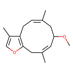 (R,5E,9E)-8-Methoxy-3,6,10-trimethyl-4,7,8,11-tetrahydrocyclodeca[b]furan