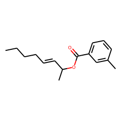 m-Toluic acid, oct-3-en-2-yl ester