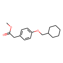(4-cyclohexylmethoxy-phenyl)-acetic acid, methyl ester