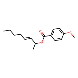 p-Anisic acid, oct-3-en-2-yl ester