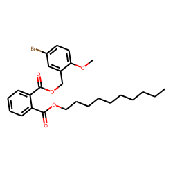 Phthalic acid, 5-bromo-2-methoxybenzyl decyl ester