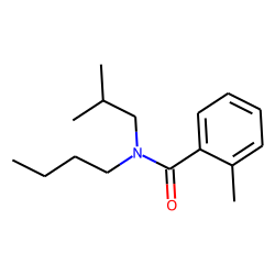 Benzamide, 2-methyl-N-butyl-N-isobutyl-