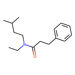 Propanamide, 3-phenyl-N-ethyl-N-3-methylbutyl-