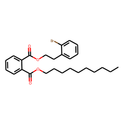 Phthalic acid, 2-(2-bromophenyl)ethyl decyl ester