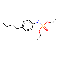 Phosphoramidic acid, (p-butylphenyl)-, diethyl ester