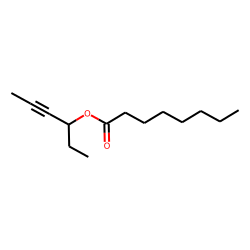 Octanoic acid, hex-4-yn-3-yl ester