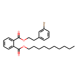 Phthalic acid, 2-(3-bromophenyl)ethyl decyl ester