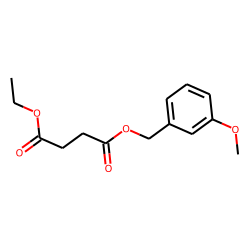 Succinic acid, ethyl 3-methoxybenzyl ester