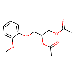 1,2-Diacetoxy-3-(2-methoxyphenoxy)propane