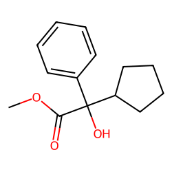 Cyclopentyl(hydroxy)phenylacetic acid, methyl ester