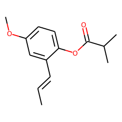 4-Methoxy-2-(1-propenyl)-phenyl isobutyrate