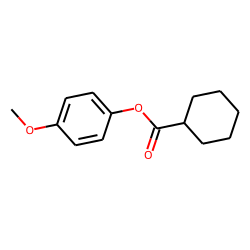 Cyclohexanecarboxylic acid, 4-methoxyphenyl ester