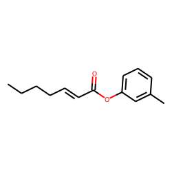 2-Heptenoic acid, 3-methylphenyl ester