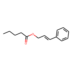 Pentanoic acid, 3-phenyl-2-propenyl ester