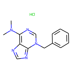 Adenine, 3-benzyl-n,n-dimethyl-, hydrochloride