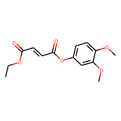 Fumaric acid, ethyl 3,4-dimethoxyphenyl ester