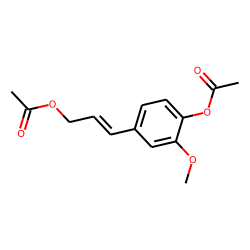 Phenol, 4-[3-(acetyloxy)-1-propenyl]-2-methoxy-, acetate