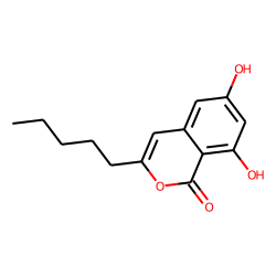 6,8-Dihydroxy-3-pentylisochromen-1-one (Olivetonide)
