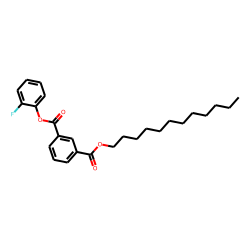 Isophthalic acid, dodecyl 2-fluorophenyl ester