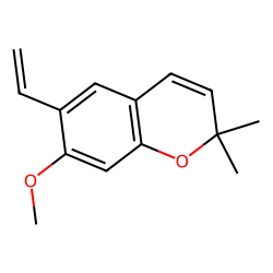 Chromene, 6-ethenyl-7-methoxy, 2,2-dimethyl