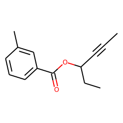 m-Toluic acid, hex-4-yn-3-yl ester