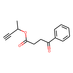 4-Oxo-4-phenylbutyric acid, but-3-yn-2-yl ester