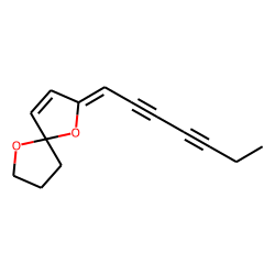 (E)-2-(Hepta-2,4-diyn-1-ylidene)-1,6-dioxaspiro[4.4]non-3-ene