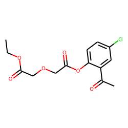 Diglycolic acid, 4-chloro-2-acetylphenyl ethyl ester