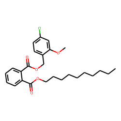 Phthalic acid, 4-chloro-2-methoxybenzyl decyl ester