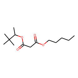 Malonic acid, 3,3-dimethylbut-2-yl pentyl ester