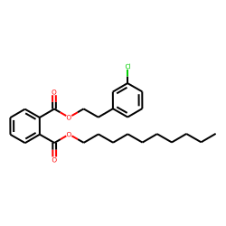 Phthalic acid, 2-(3-chlorophenyl)ethyl decyl ester