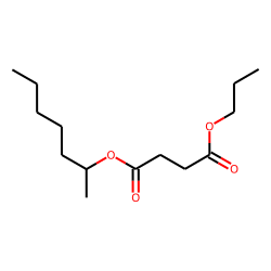 Succinic acid, 2-heptyl propyl ester
