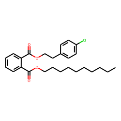 Phthalic acid, 2-(4-chlorophenyl)ethyl decyl ester