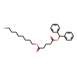 Glutaric acid, 8-chlorooctyl diphenylmethyl ester