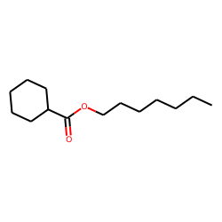 Cyclohexanecarboxylic acid, heptyl ester