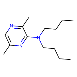 3-(N,n-di-n-butylamino)-2,5-dimethyl pyrazine