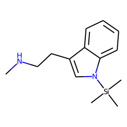 N-Methyltryptamine, monoTMS